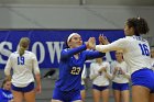 Volleyball vs Emerson  Wheaton College Women's Volleyball vs Emerson College. - Photo by Keith Nordstrom : Wheaton, Volleyball, VB2019